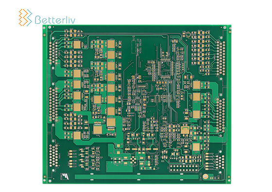 لوحة PCB ذات 6 طبقات من الذهب الغمر لمنطقة السيارات