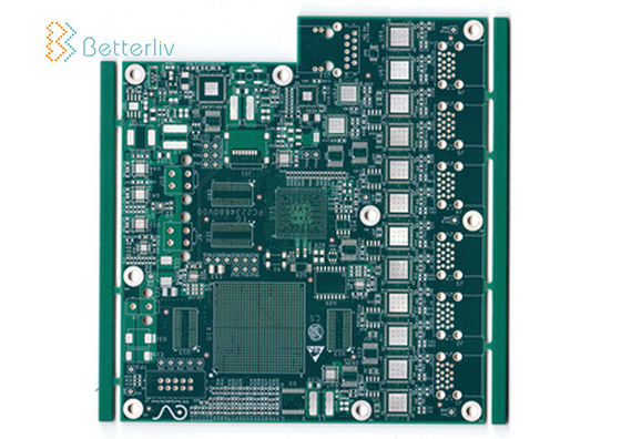 2oz 8 طبقة PCB المجلس ، الكهربائية SMT الغمر الذهب Pcb